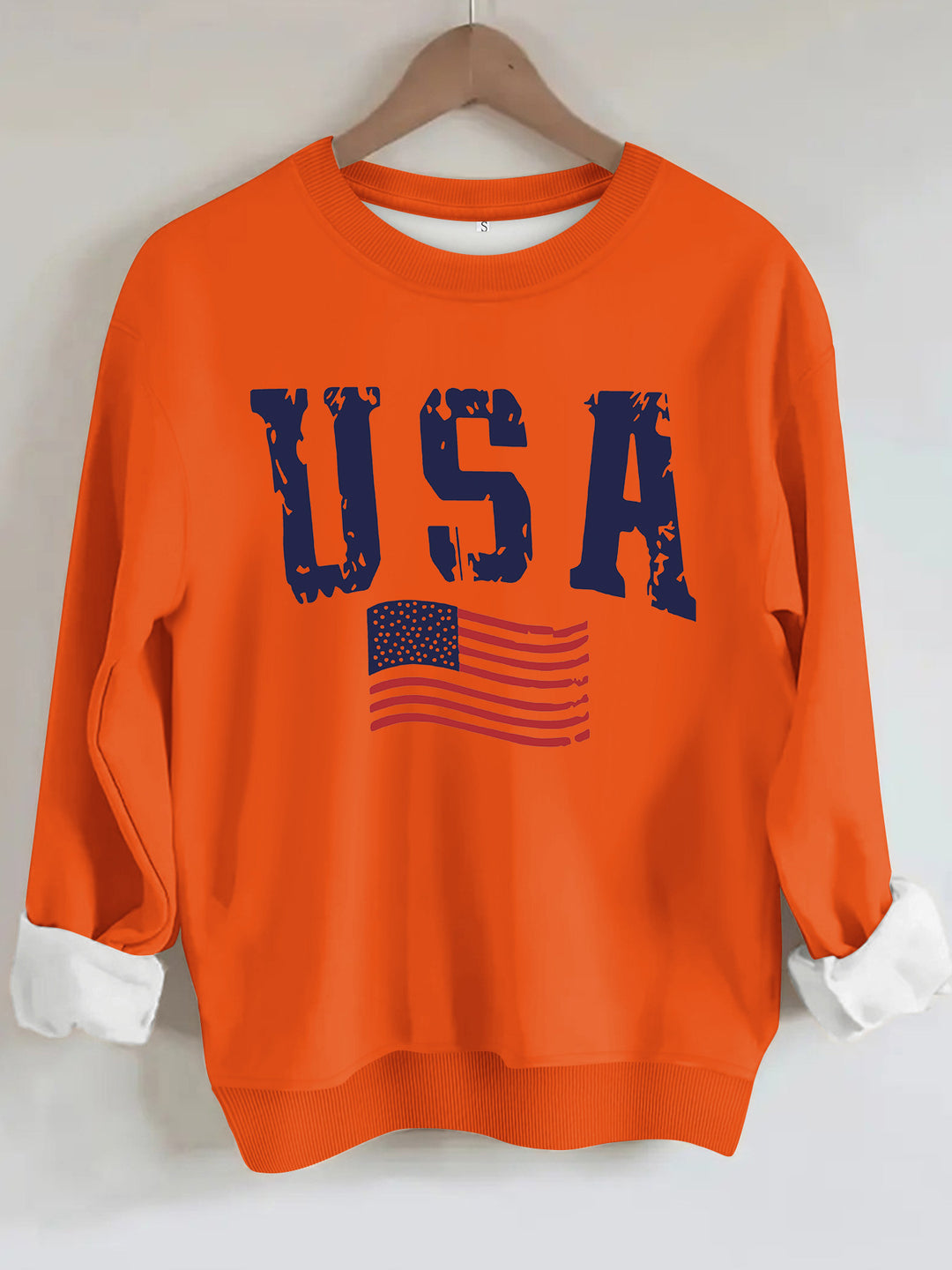 Round neck sweatshirt sports sweatshirt