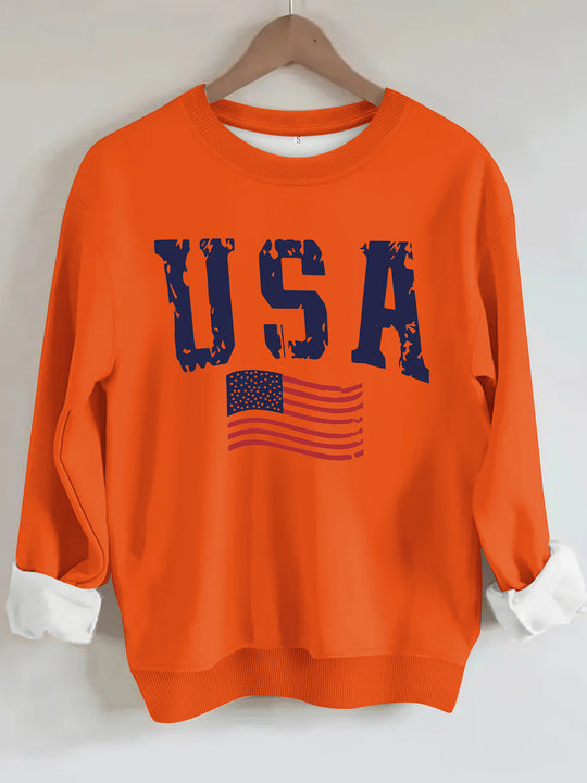 Round neck sweatshirt sports sweatshirt