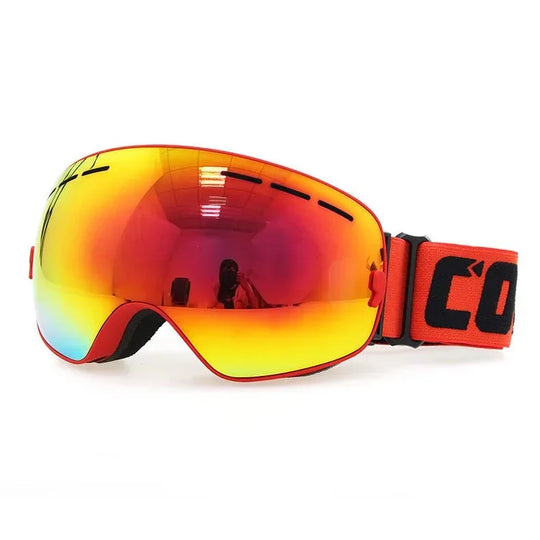 Ultimate Anti-Fog Ski Goggles for Winter Sports - Unisex &amp; Large Spherical Fit - Allen-Fitness