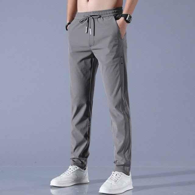 Comfortable Men's joggers, Fast Dry Stretch Pants with 3D Tailoring - Slimming & Stylish - Allen-Fitness