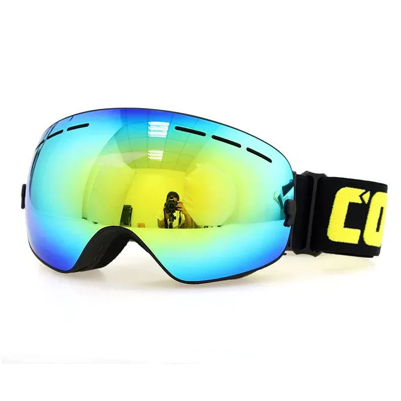 Ultimate Anti-Fog Ski Goggles for Winter Sports - Unisex &amp; Large Spherical Fit - Allen-Fitness
