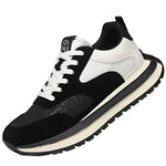 Men's Casual Sneakers- Comfortable, Non-Slip, Lace-Up Shoes with Embossed "TEAM" Design - Allen-Fitness