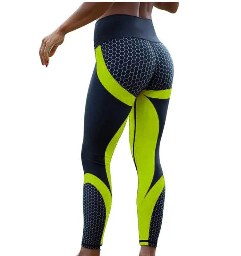 Yoga Leggings for Women - Seamless Slim Tights in Multiple Colors - Allen-Fitness