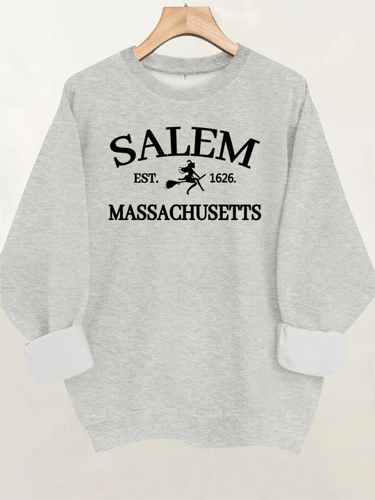 Round neck fleece sweatshirt sports sweatshirt
