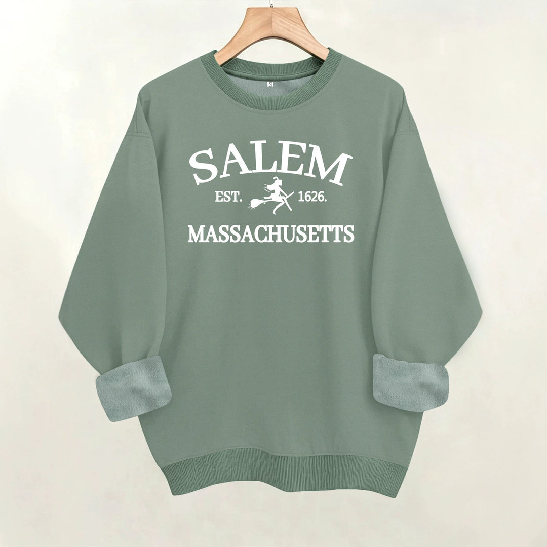 Round neck fleece sweatshirt sports sweatshirt