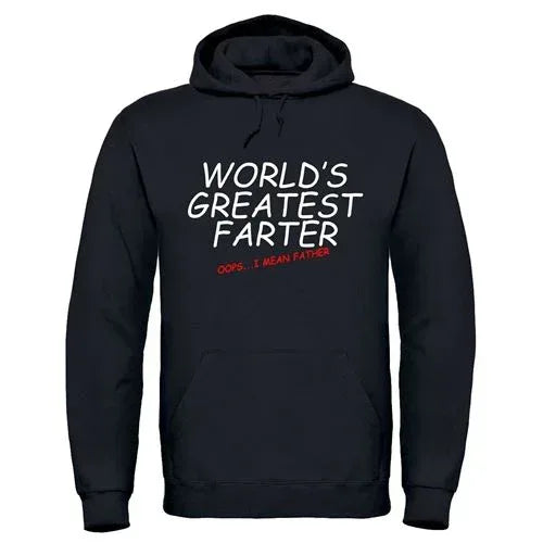 Father's Day - Greatest Farter Hoodie with Pouch Pocket and Comfy Fleece Lining - Allen-Fitness