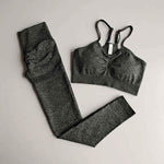 2 Piece gym Workout Clothes For Women Seamless Leggings Sports Bra Woman Running Sports Wear Gym Clothing Athletic Yoga Set - Allen-Fitness