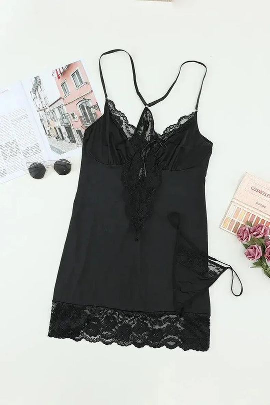 Lace 4xl 5xl Plus Size Fat Women Sexy Lingerie Set - Allen-Fitness
