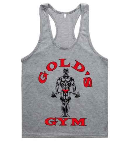 Golds Gym Tank Top for Men - 100% Cotton, Aesthetic Style - Allen-Fitness