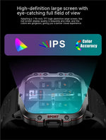 New QX11 Smart Bluetooth Watch - Health Tracking, Notifications, Touchscreen, USB Charging - Allen-Fitness