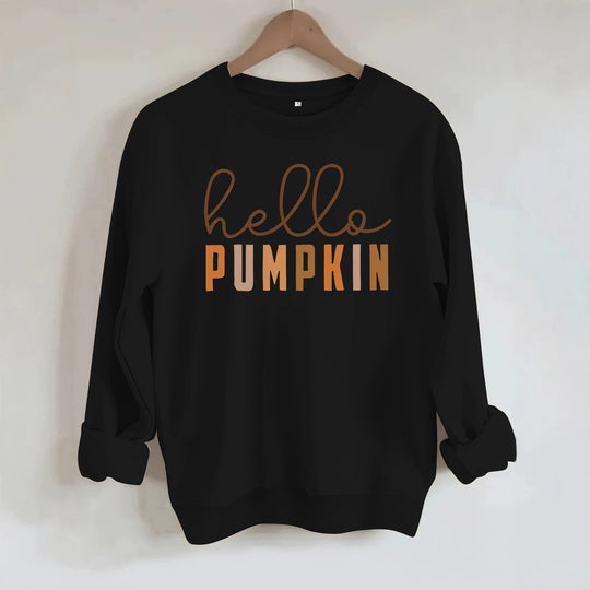 Round neck fleece sweatshirt sports sweatshirt