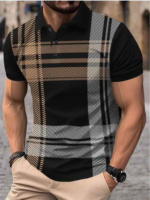POLO printed striped men&