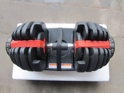 24KG Adjustable Dumbbell Gym Weight Lifting Dumbbell Home Fitness Equipment - Allen - Fitness