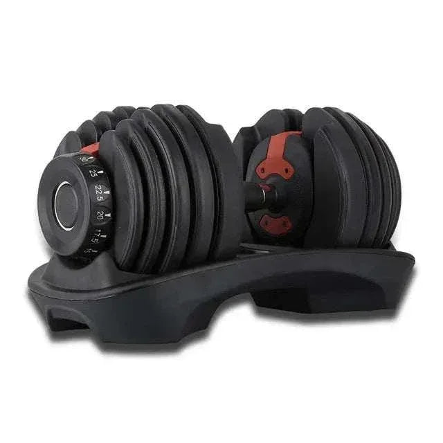 24KG Adjustable Dumbbell Set for Home Gym Workouts - Allen-Fitness