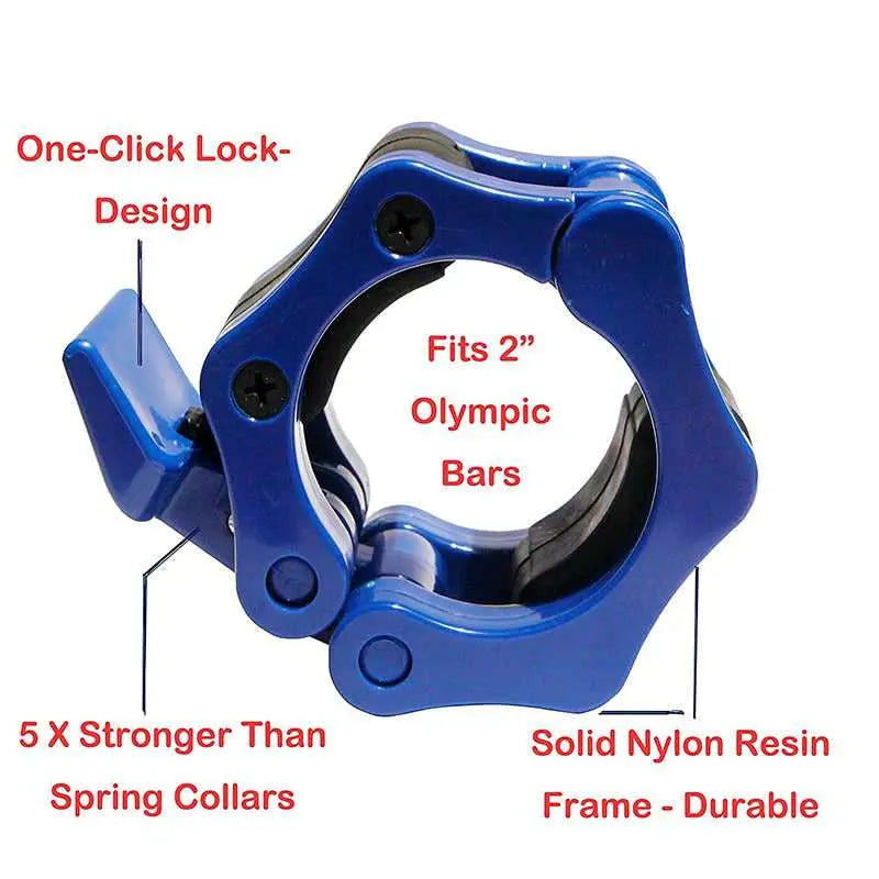 2550mm Spinlock Collars Barbell Collar Lock Dumbell Clips Barbell - Allen-Fitness