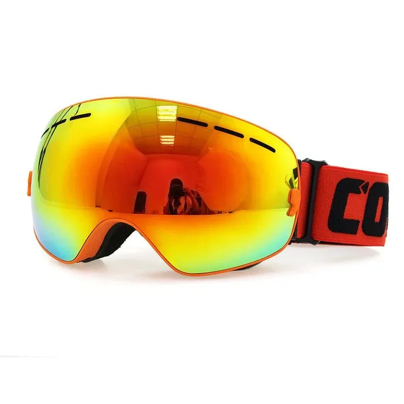 Ultimate Anti-Fog Ski Goggles for Winter Sports - Unisex &amp; Large Spherical Fit - Allen-Fitness