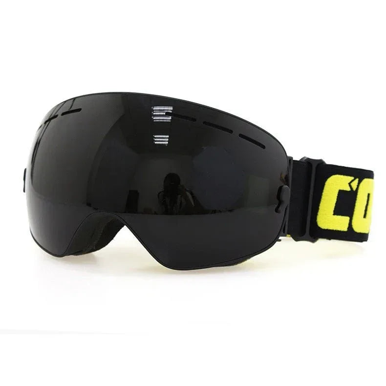 Ultimate Anti-Fog Ski Goggles for Winter Sports - Unisex &amp; Large Spherical Fit - Allen-Fitness