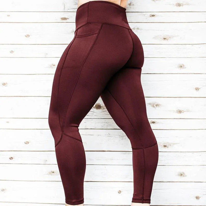 Stylish and Comfortable Women's High Waist Leggings - Allen-Fitness