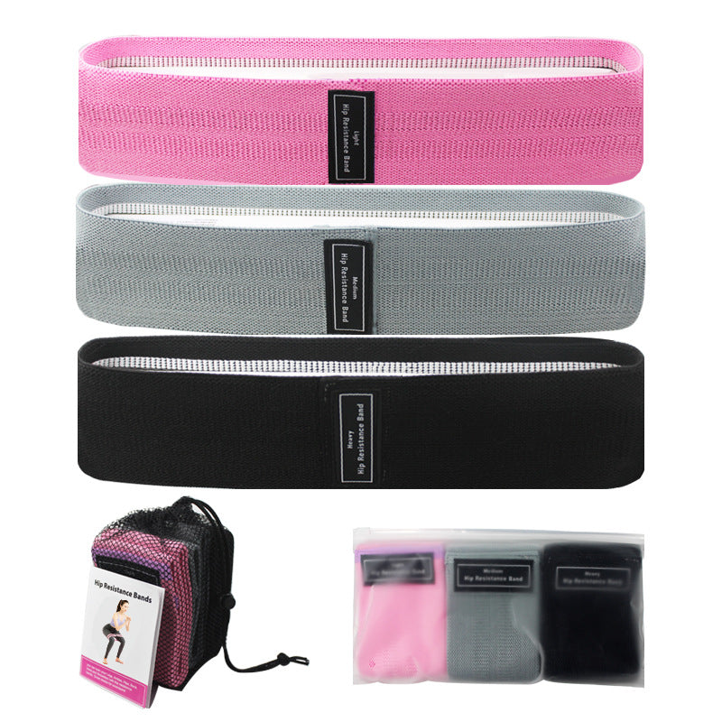 Body shaping squat hip circle yoga fitness tension belt resistance belt stretch belt