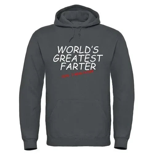 Father's Day - Greatest Farter Hoodie with Pouch Pocket and Comfy Fleece Lining - Allen-Fitness