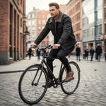 Heavy Side Seam Side Casual Zipper Loose Grey Brown Youth Cotton Jacket - Allen-Fitness