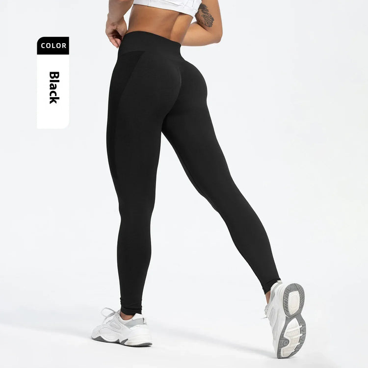 European And American Sports Seamless Hip Raise Yoga Pants Women - Allen-Fitness