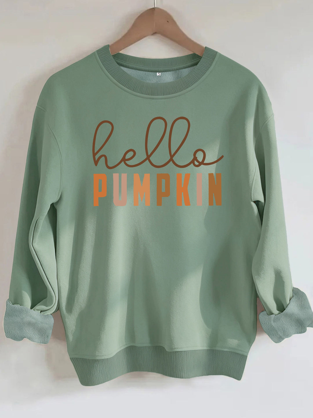 Round neck fleece sweatshirt sports sweatshirt