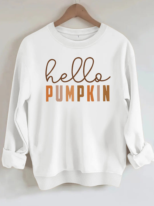 Round neck fleece sweatshirt sports sweatshirt
