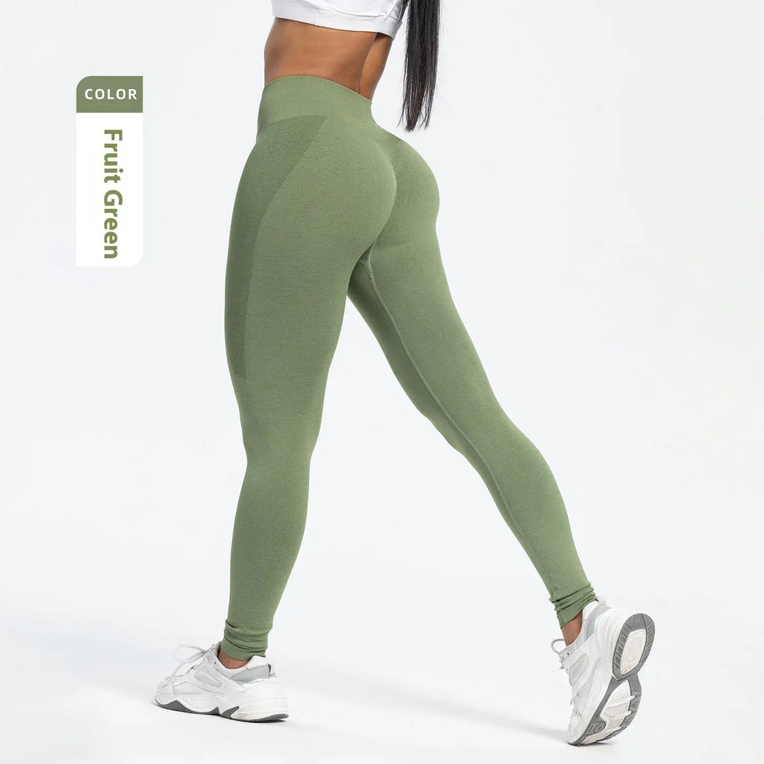 European And American Sports Seamless Hip Raise Yoga Pants Women - Allen-Fitness