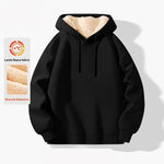 Mens Fleece-lined Hoodie For Fall And Winterextra Soft And Extra Warm - Allen-Fitness