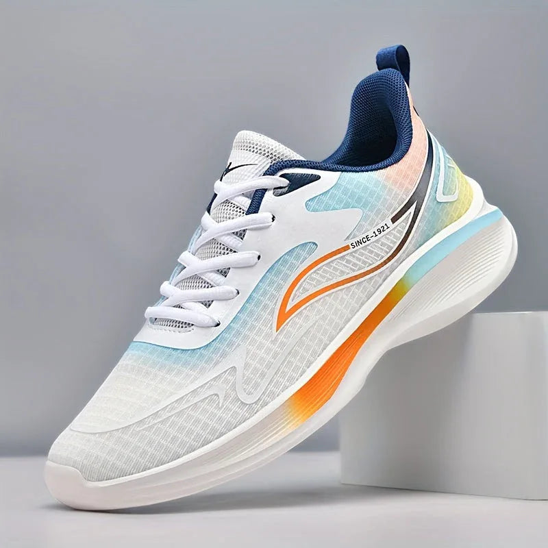 Men's Road Running Shoes - Lightweight, Breathable, and Stylish for All-Day Comfort - Allen-Fitness