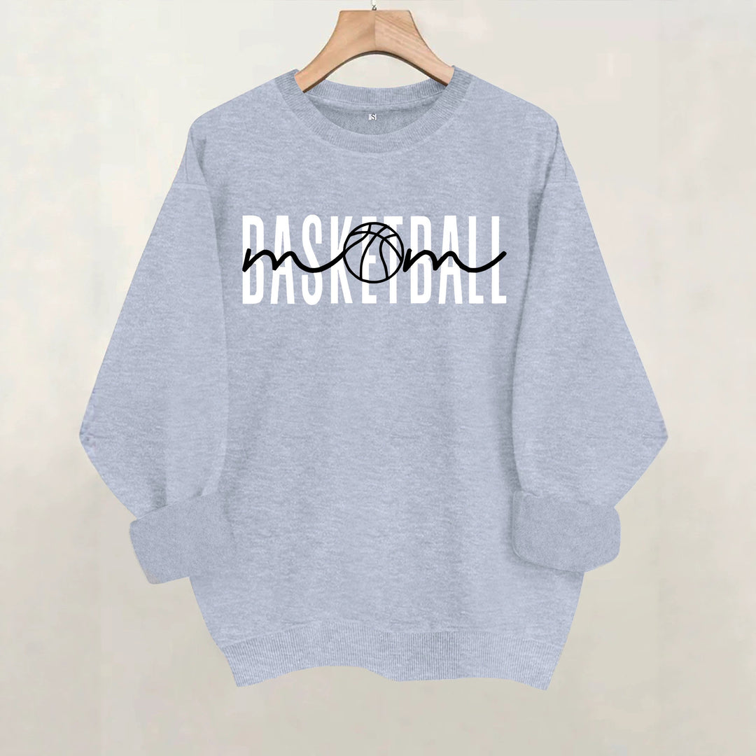 Loose velvet sweatshirt