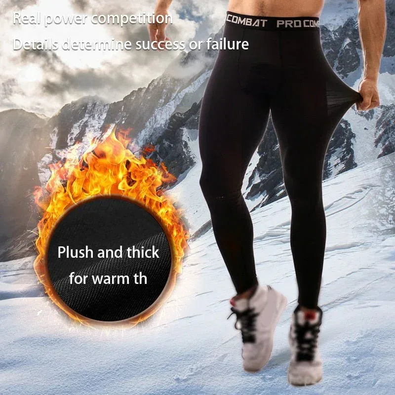 Compression Pants Mens Gym Leggings Sport Training Pants Men Running Tights Trousers Men Sportswear Dry Quick Fit Jogging Pants - Allen-Fitness