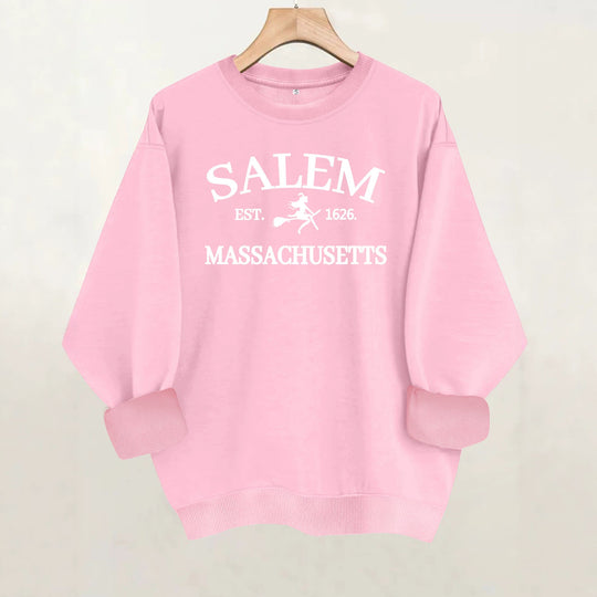 Round neck fleece sweatshirt sports sweatshirt