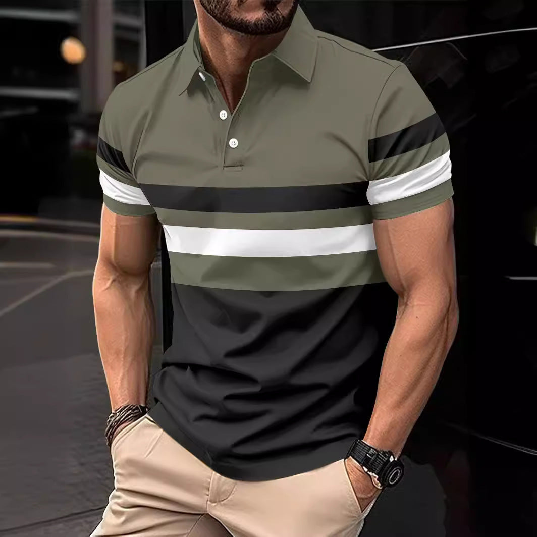 Polo striped men&