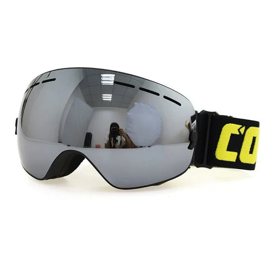Ultimate Anti-Fog Ski Goggles for Winter Sports - Unisex &amp; Large Spherical Fit - Allen-Fitness