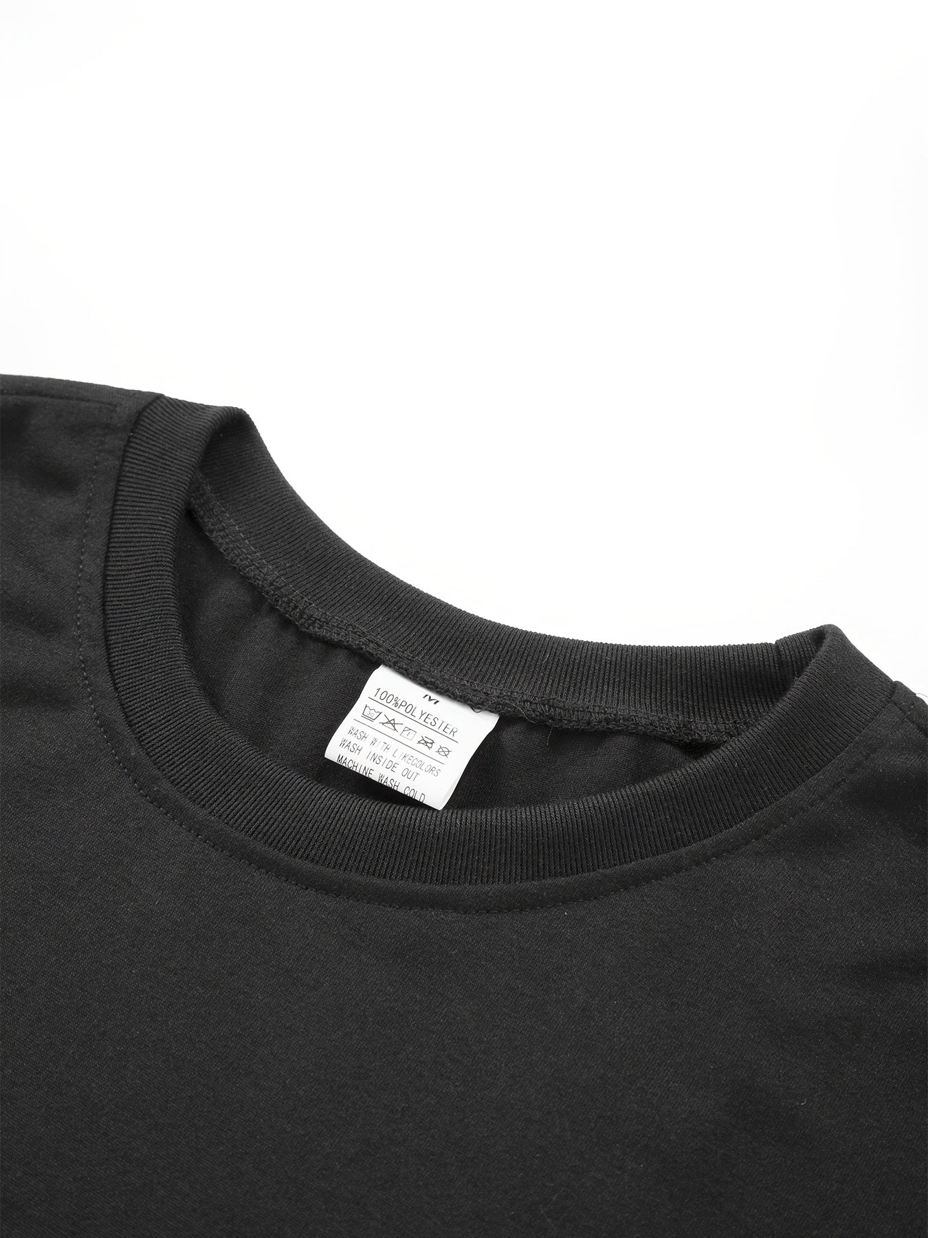 Close-up of the Men's Casual Long-Sleeved Hoodie and Trousers Set with Jamaica Letter Flag Print, highlighting the comfortable fabric and sporty design.