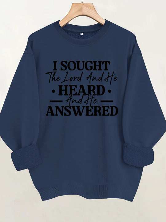 Loose velvet sweatshirt