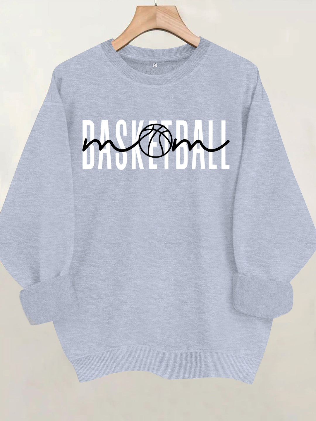 Loose velvet sweatshirt