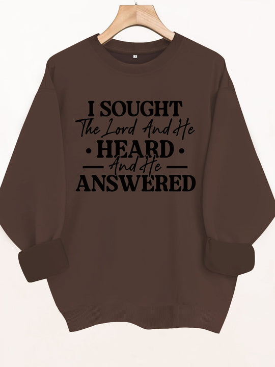 Loose velvet sweatshirt