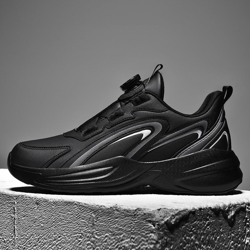 Waterproof Leather Sneaker Men's displayed in various angles emphasizing comfort and durability.