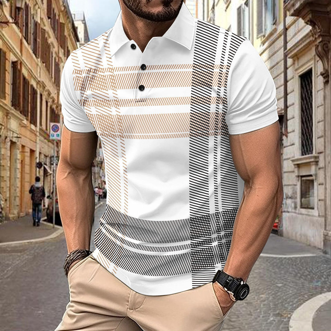 POLO printed striped men&