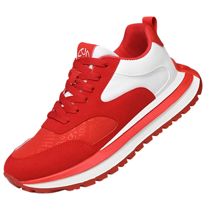 Lifestyle shot of Men's Casual Sneakers - Comfortable, Non-Slip, Lace-Up Shoes, perfect for daily and casual wear.