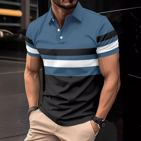Polo striped men&