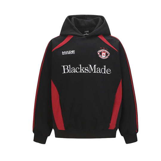 Color blocked sports hoodie for men