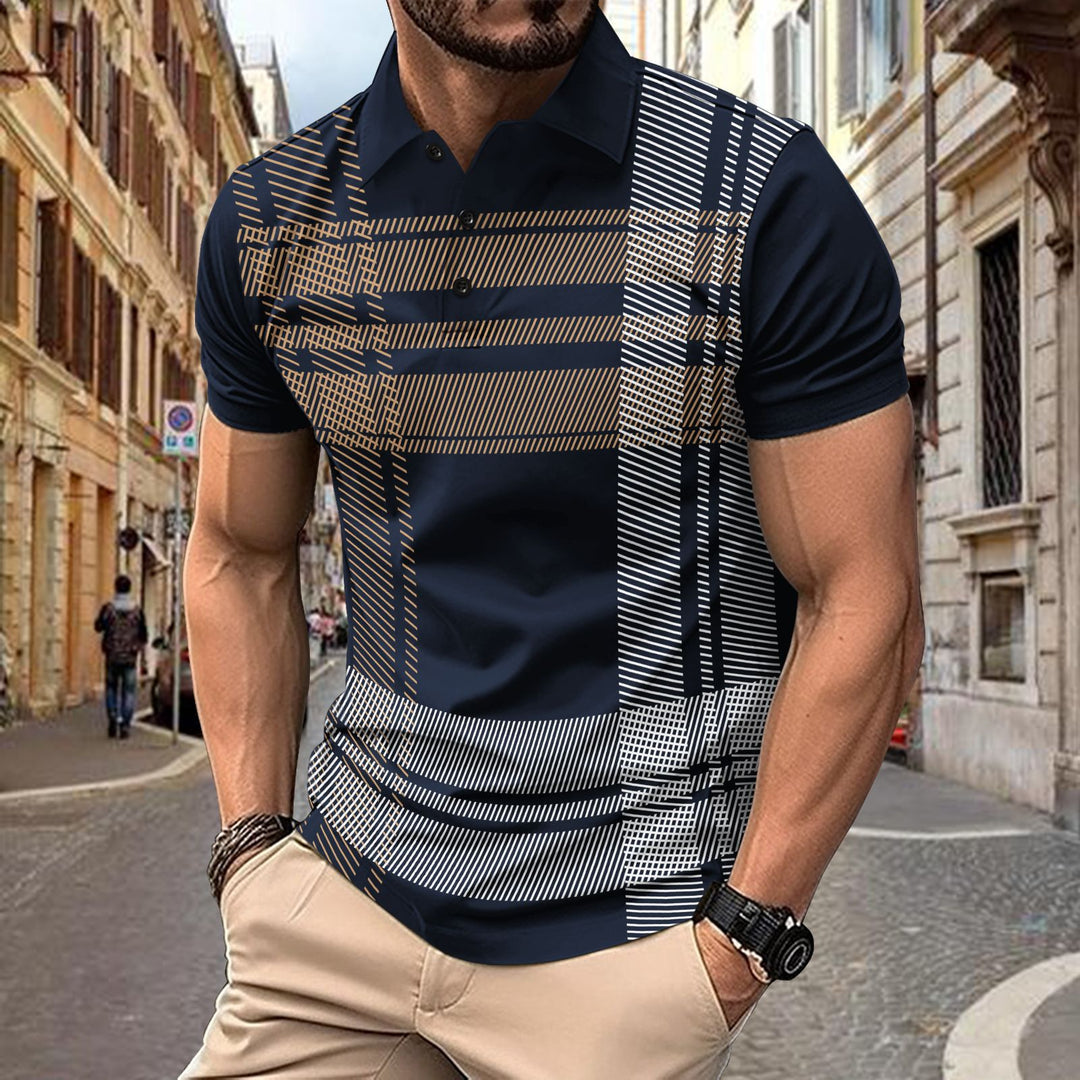 POLO printed striped men&