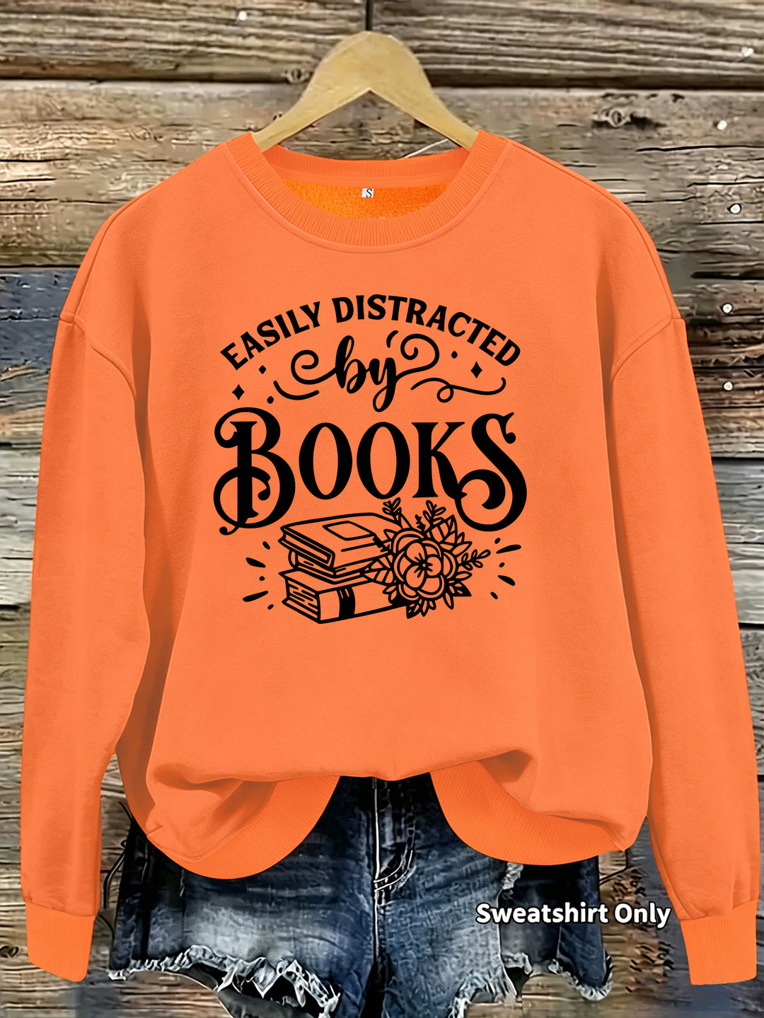 Round neck fleece sports hoodie