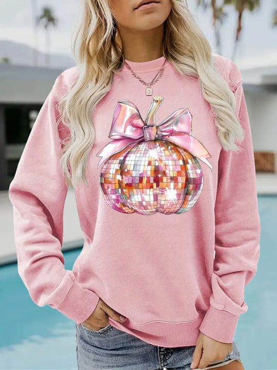 Round neck sweatshirt sports sweatshirt