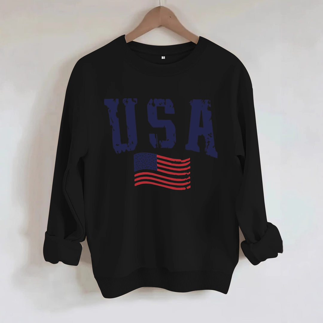 Round neck sweatshirt sports sweatshirt