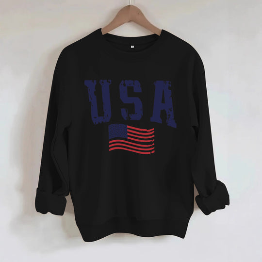 Round neck sweatshirt sports sweatshirt